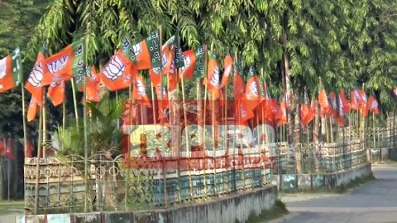 BJP's preparation on peak at Udaipur to welcome Amit Shah BJP's preparation on peak at Udaipur to welcome Amit Shah
